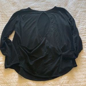 Open Back Lightweight Sweatshirt
